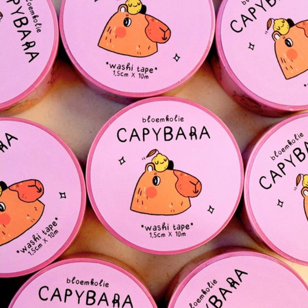 Bloemkolie Capybara Washi Tape
