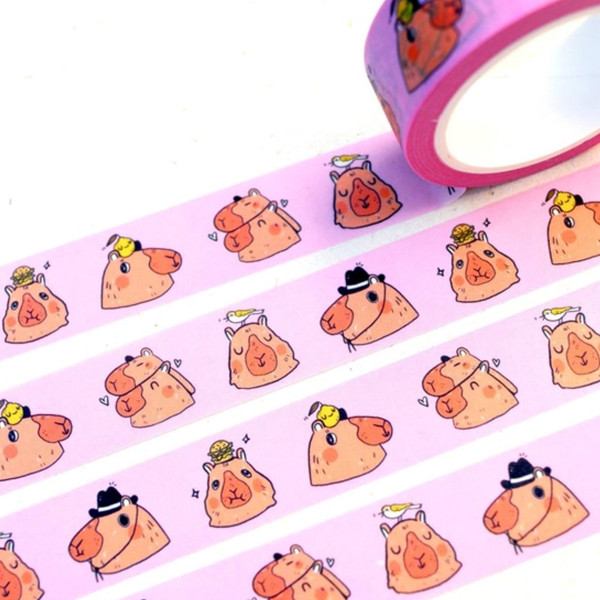 Bloemkolie Capybara Washi Tape - Image 2