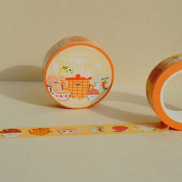 Bloemkolie Nastro Washi Tape Tea Party - immagine 2