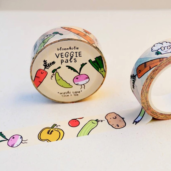 Bloemkolie Veggi Washi Tape - Image 3