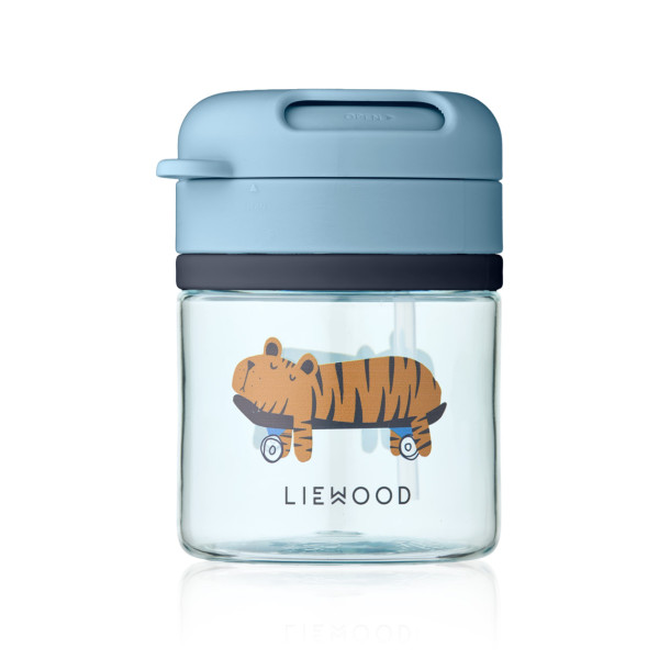 Liewood "pavia" Tazza Con Cannuccia Blu