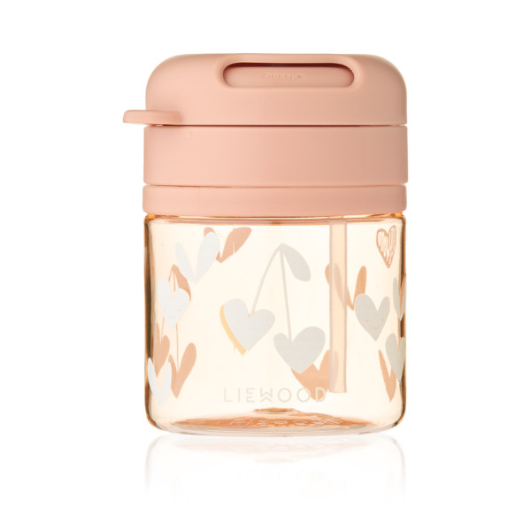 Liewood "pavia" Tritan Straw Cup 280 Ml Sweethearts