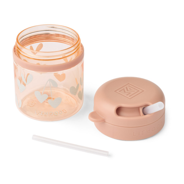 Liewood "pavia" Tritan Straw Cup 280 Ml Sweethearts - Image 3