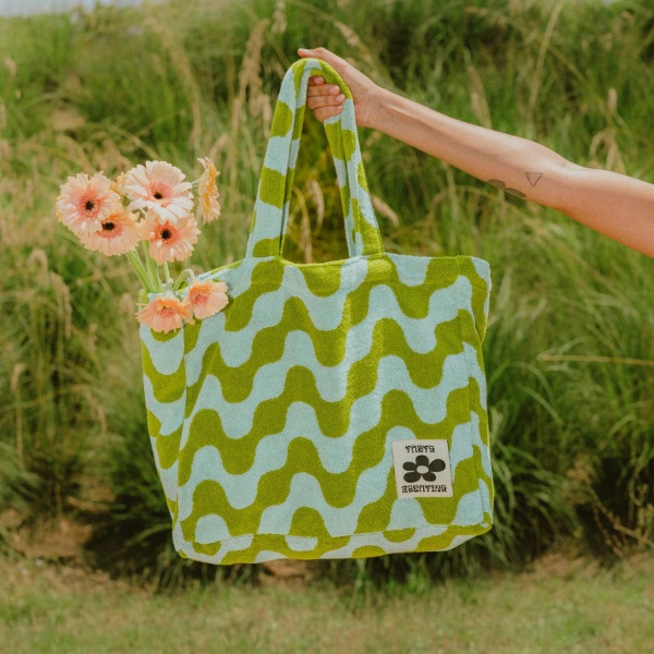 Tarta Gelatina "algae" Towel Bag