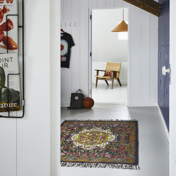Hk Living Printed Rose Kelim Rug 120x180 - Image 2