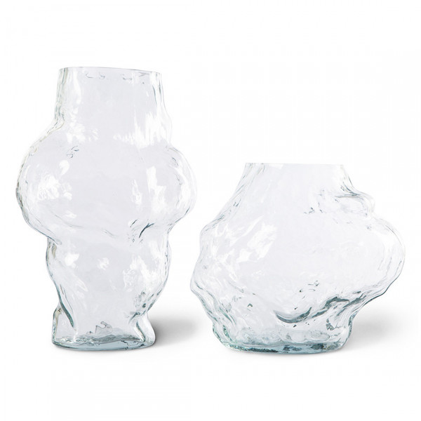 Hk Living Vaso In Vetro Cloud Alto - immagine 5