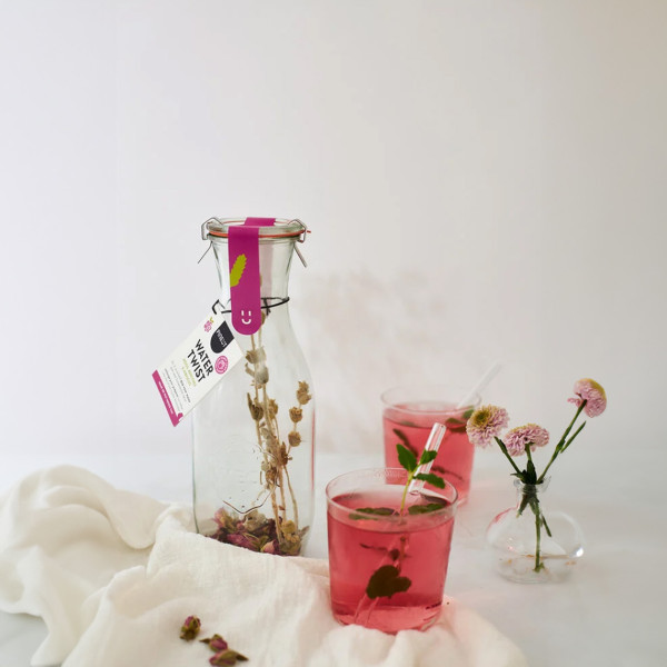 Pineut Acqua Aromatizzata Con Rosa Ibisco E Tè Di Montagna - immagine 2