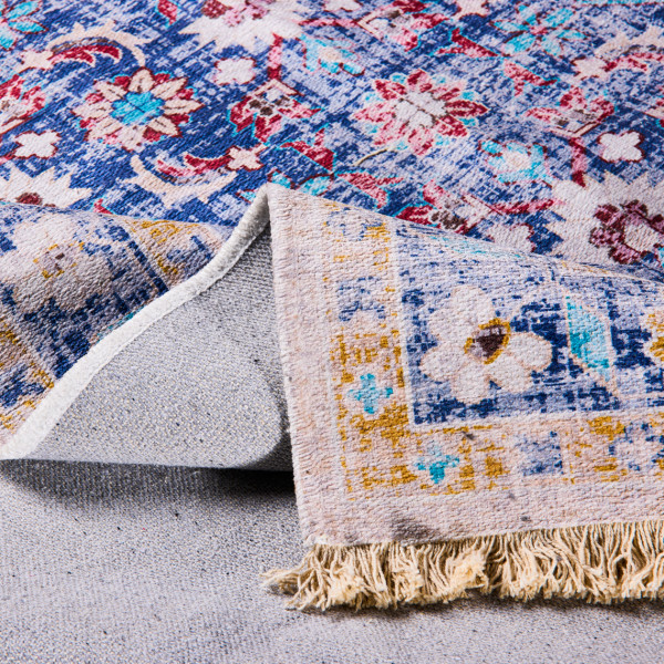 Novità Home Vintage Print Rug Blue - Image 2