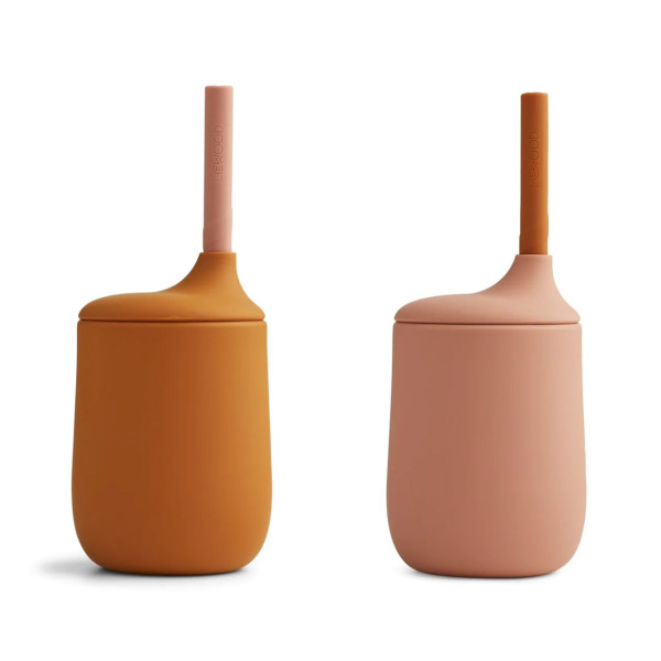 Liewood "ellis" Set 2 Bicchieri Con Cannuccia