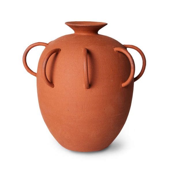 Hk Living Vaso In Terracotta Con Manici