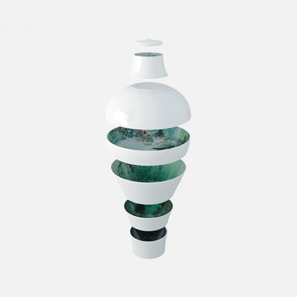 Ibride Ming Vase Blanc - Image 2