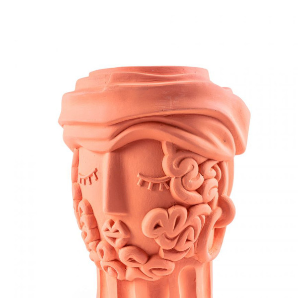 Seletti Magna Graecia Terracotta Vase Man - Image 4