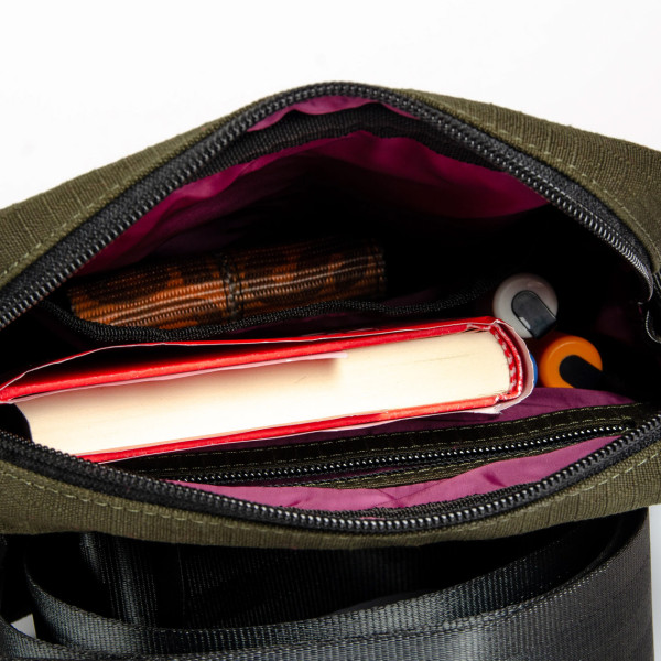 Jaggery Borsello In Materiale Riciclato Tactical Nero - immagine 2