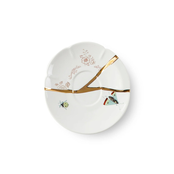 Seletti Tazzina Da Caffè Con Piattino Kintsugi Uccellino - immagine 2
