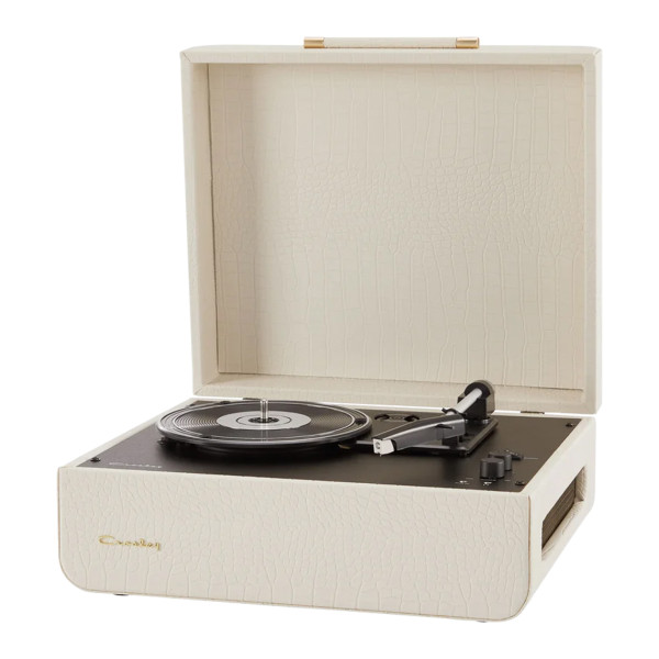 Crosley Turntable Mercury Cream Croc 2-way Bluetooth