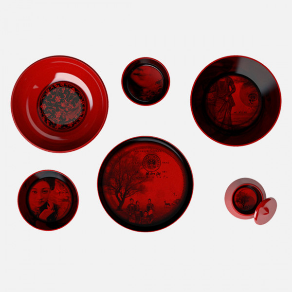 Ibride Ming Vase China Red - Image 3