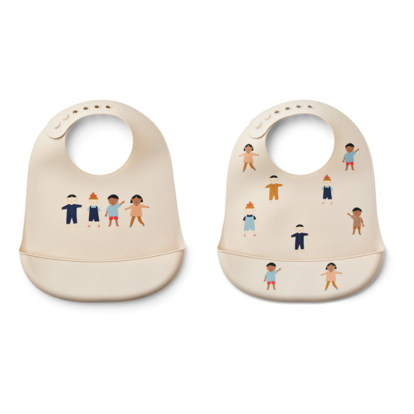Liewood "tilda" Silicone Bib 2 Pack Kids
