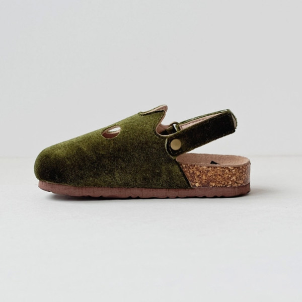 Boxbo Fox Olive Green Suede Sandals - Image 2