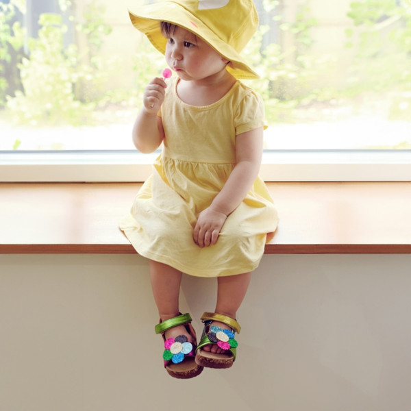 Boxbo Flower Multicolor Leather Sandals - Image 4