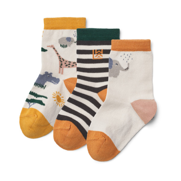 Liewood "silas" Set 3 Calze Safari