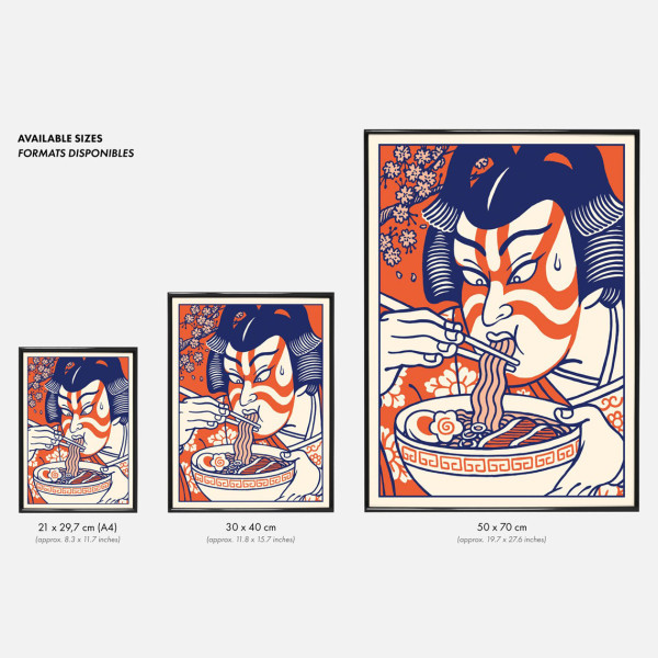 Yeaaah Studio "kabuki Ramen" Stampa - immagine 2