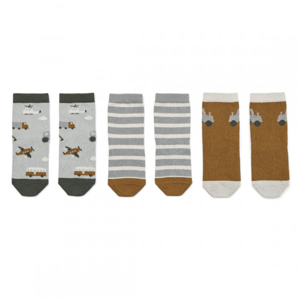 Liewood "silas" Set 3 Calze Veicoli - immagine 2