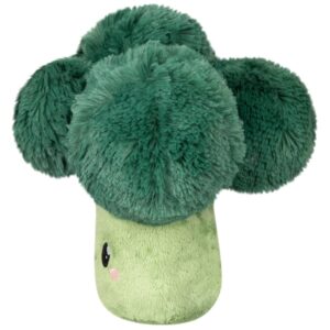 Pupazzi Comfort Food: peluche Broccoli Squishable verde, morbido e rotondo