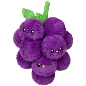 Pupazzi Squishable: grappolo d'uva Comfort Food Grapes con faccine sorridenti