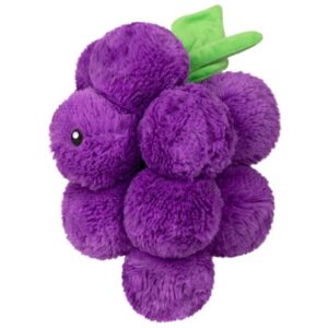 Pupazzi Squishable: grappolo d'uva Comfort Food Grapes con faccine sorridenti