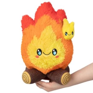 Pupazzo falò Campfire Squishable con fiammella in peluche e faccina birichina